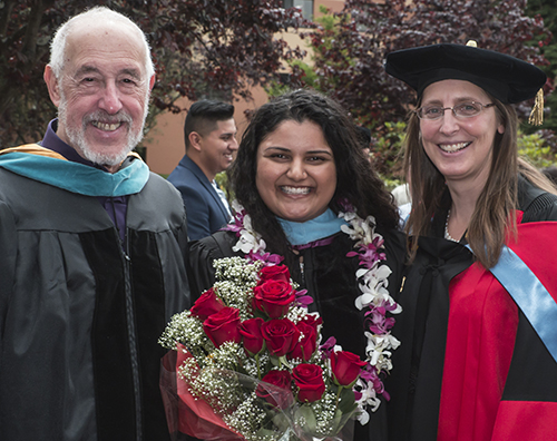 Student Graduate with Instructors